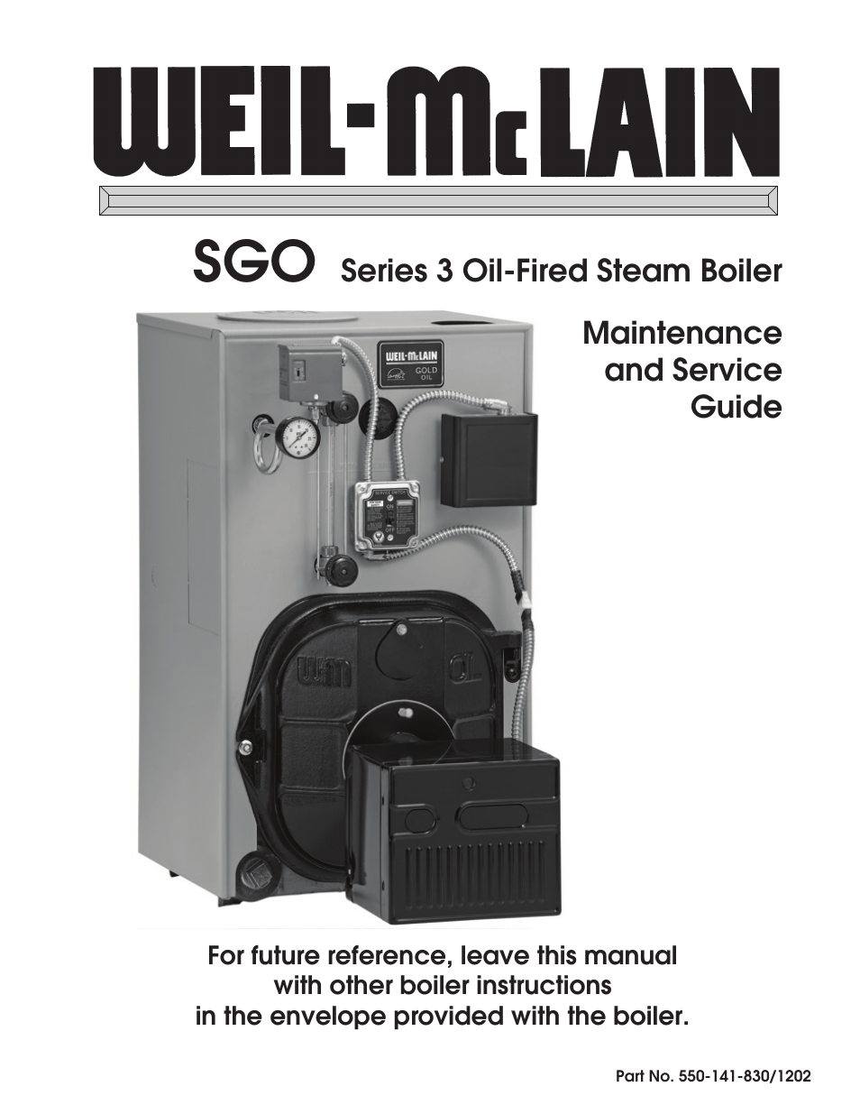 Weil-McLain 550-141-830/1202 User Manual | 12 pages