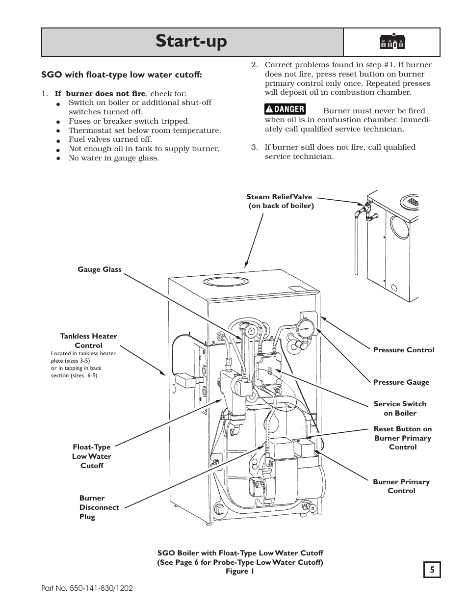 Start-up | Weil-McLain 550-141-830/1202 User Manual | Page 5 / 12