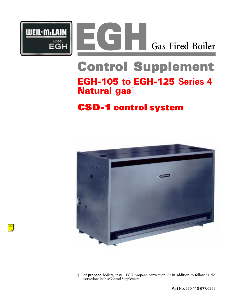 Weil-McLain EGH-125 User Manual | 36 pages