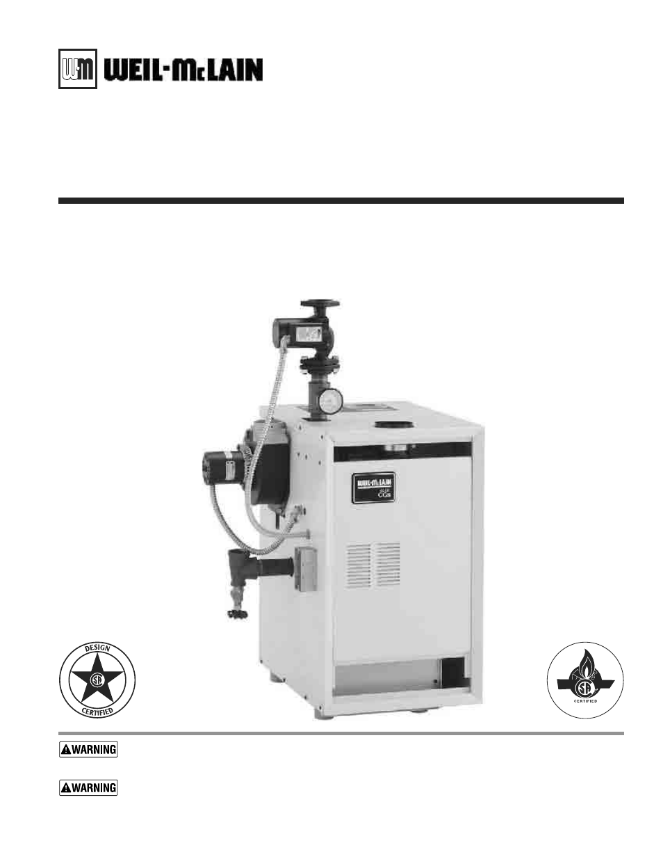 Weil-McLain GOLD CGS 550-110-260/0508 User Manual | 64 pages