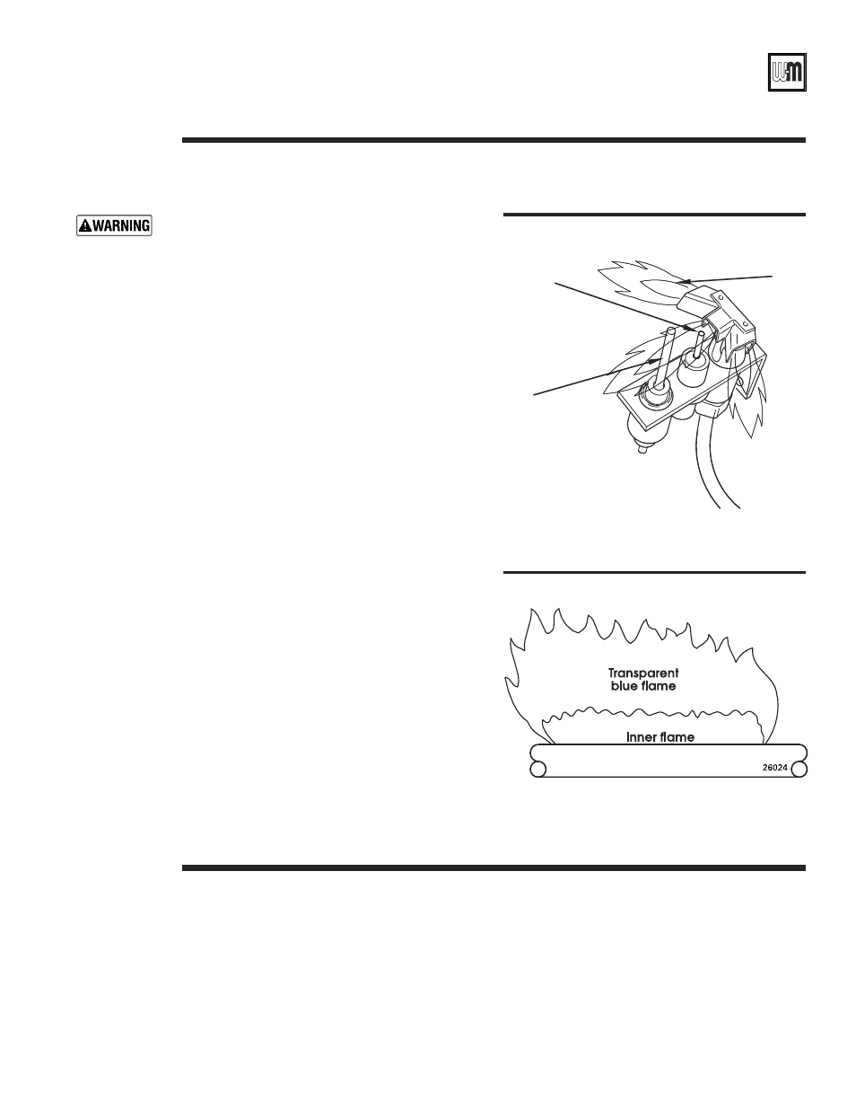 Start-up — operate boiler, Start-up — if boiler doesn’t start, Gold cgs gas-fired water boiler — boiler manual | Check burner fl ames, Check for | Weil-McLain GOLD CGS 550-110-260/0508 User Manual | Page 29 / 64