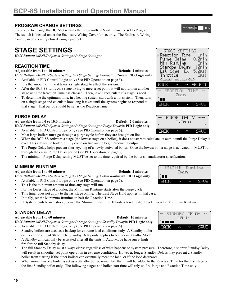 36,qvwdoodwlrqdqg2shudwlrq0dqxdo | Weil-McLain BCP-8X User Manual | Page 18 / 28
