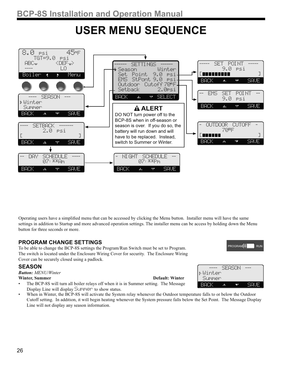 36,qvwdoodwlrqdqg2shudwlrq0dqxdo | Weil-McLain BCP-8X User Manual | Page 26 / 28