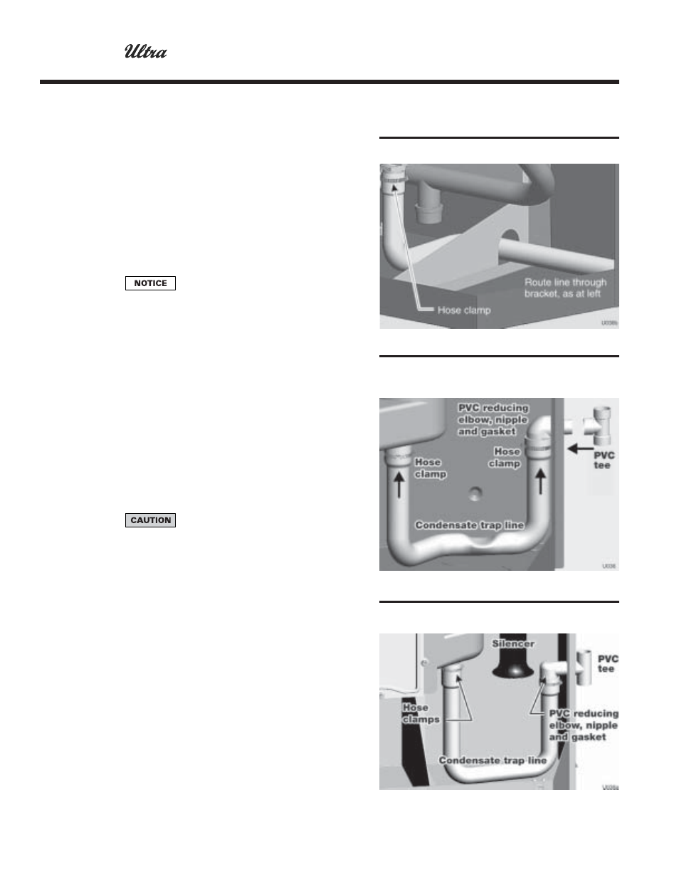 Venting, combustion air & condensate line | Weil-McLain ULTRA 80  EN User Manual | Page 20 / 44