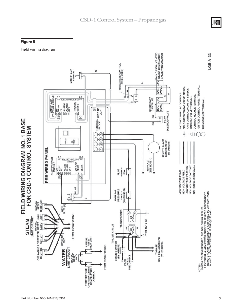 Csd-1 control system – propane gas | Weil-McLain LGB-6 User Manual | Page 9 / 12