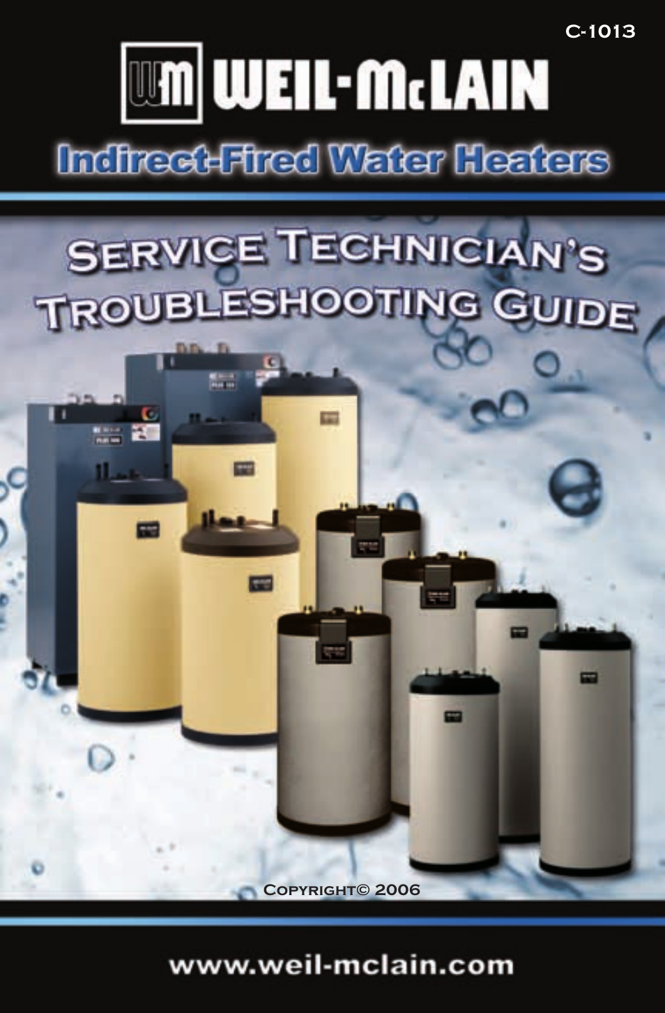 Weil-McLain C-1013 User Manual | 24 pages