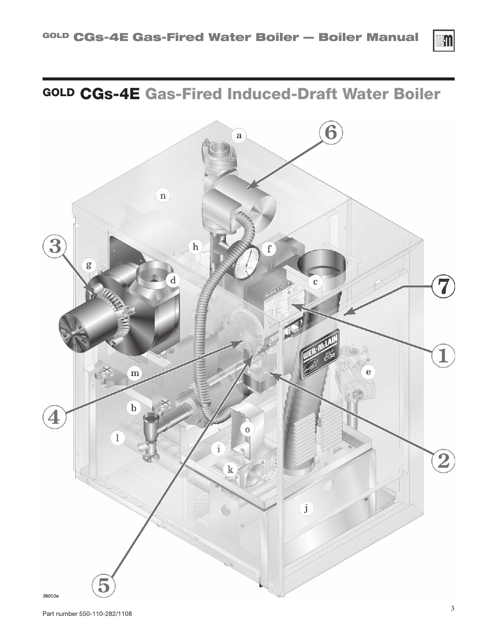 Cgs-4e gas-fired induced-draft water boiler | Weil-McLain GOLD CGS-4E User Manual | Page 3 / 64