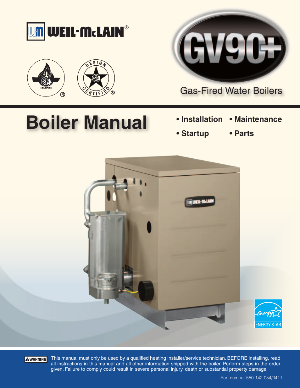 Weil-McLain GV90+ User Manual | 108 pages