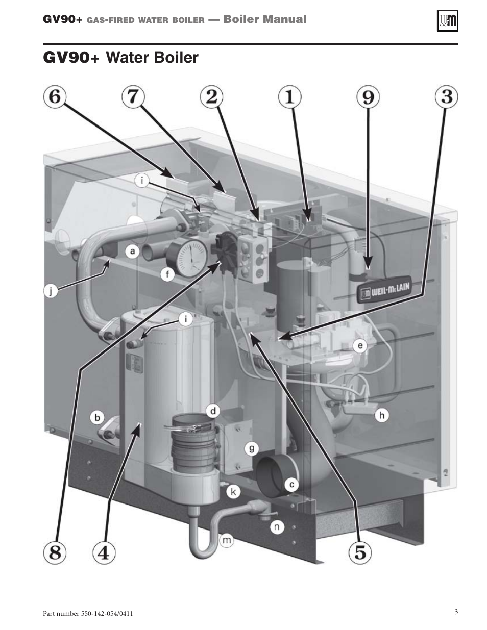 Gv90+ water boiler | Weil-McLain GV90+ User Manual | Page 3 / 108
