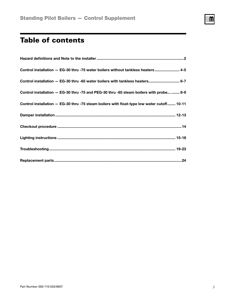 Weil-McLain EG-30 THRU -75 User Manual | Page 3 / 24