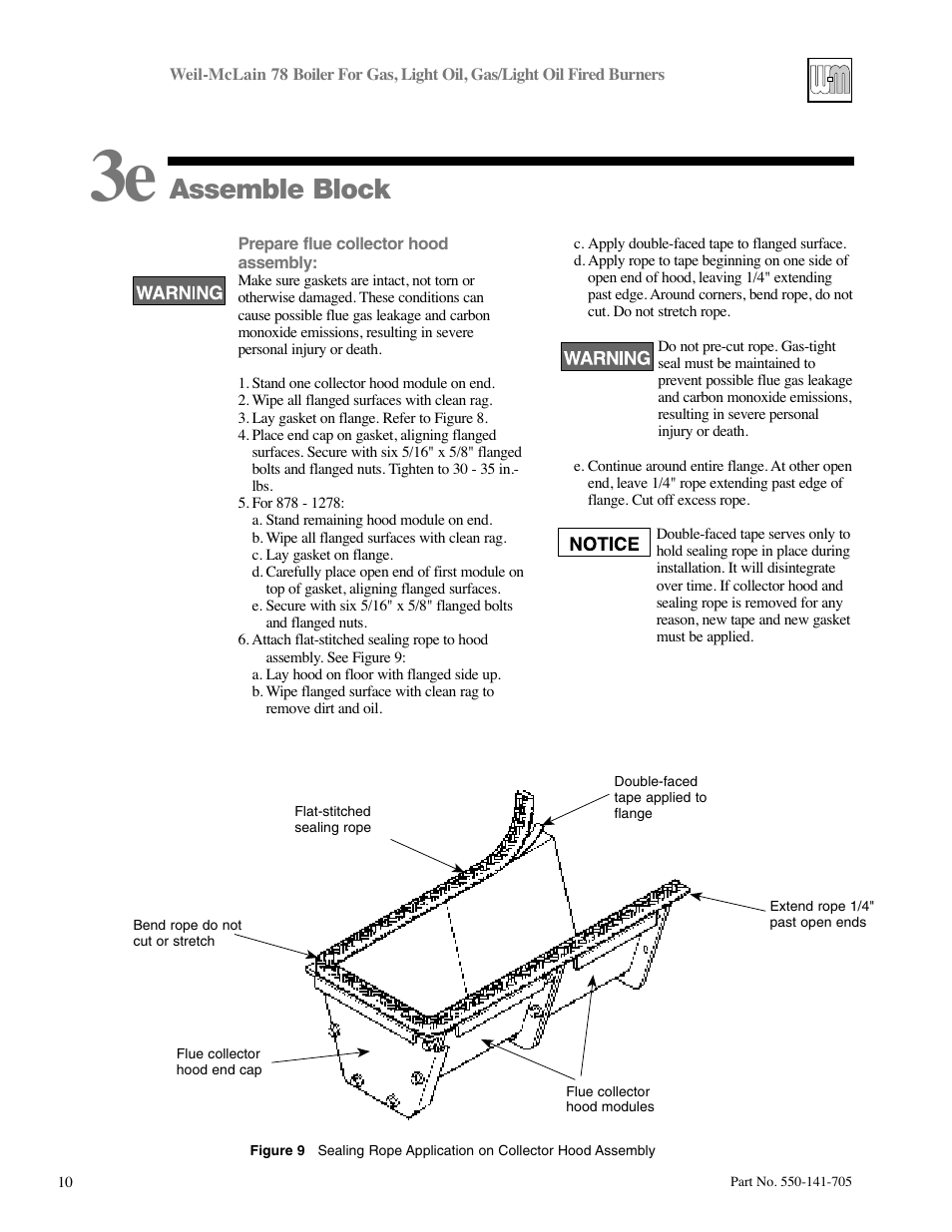 Assemble block | Weil-McLain 78 User Manual | Page 10 / 32