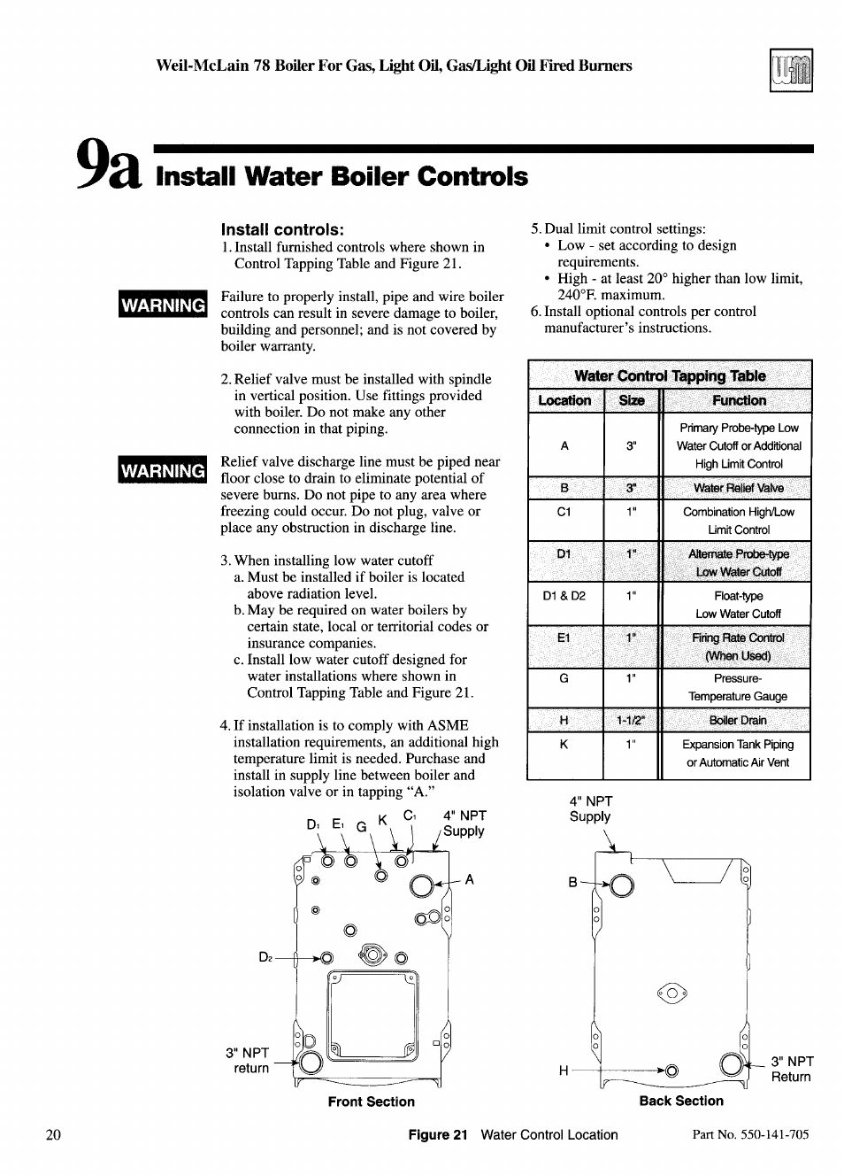 Weil-McLain 78 User Manual | Page 20 / 32