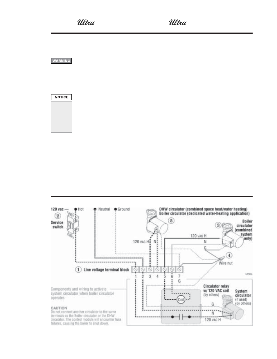 Field wiring | Weil-McLain Ultra Electric Water Heater User Manual | Page 8 / 12