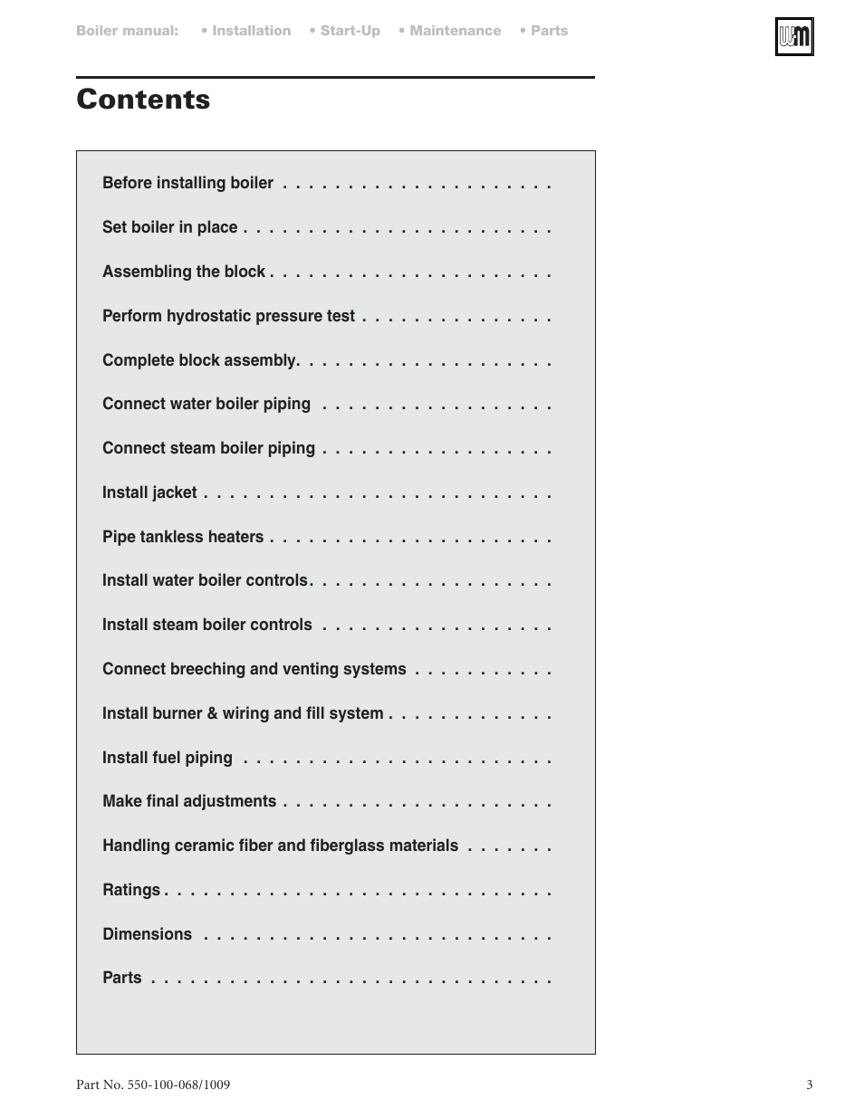 Weil-McLain 88 User Manual | Page 3 / 40