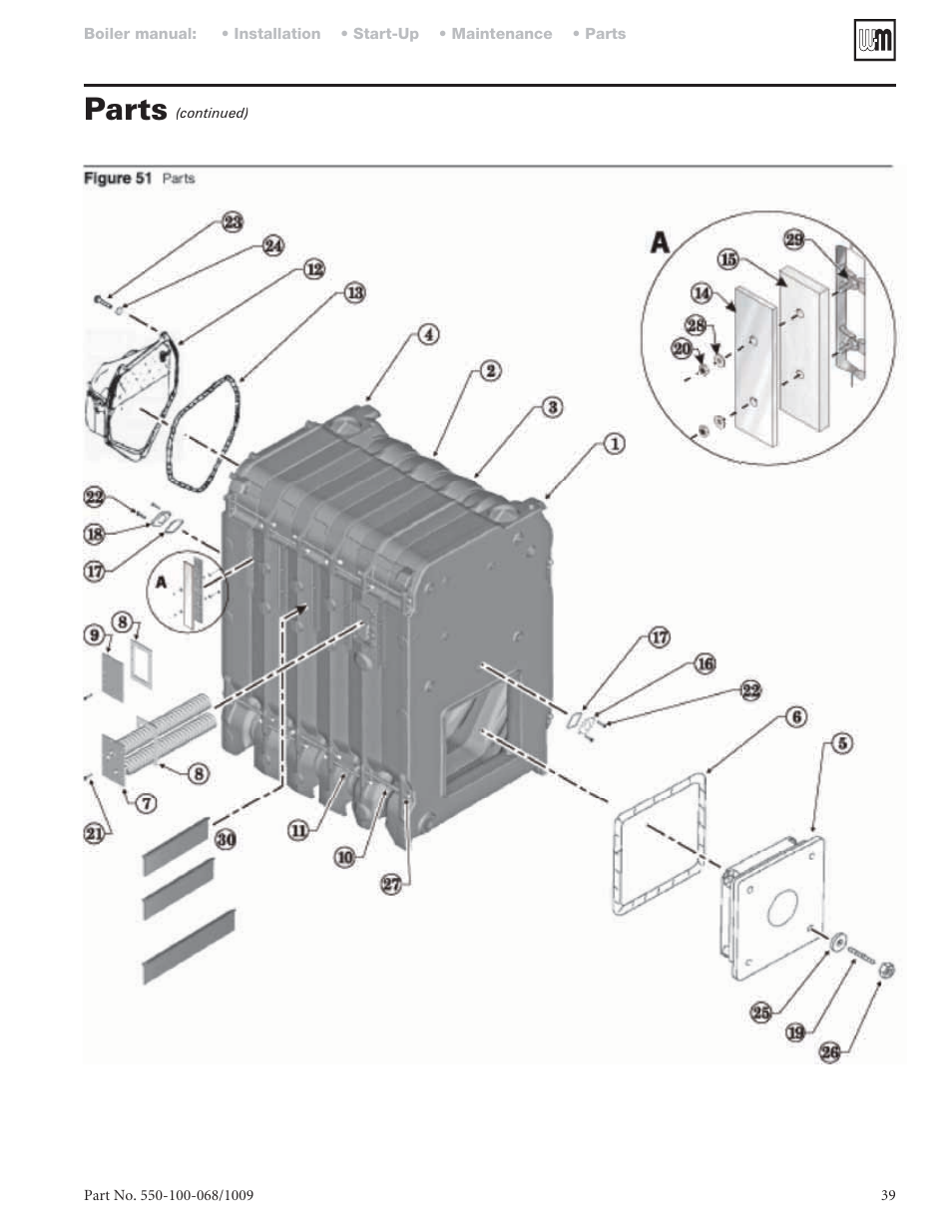Parts | Weil-McLain 88 User Manual | Page 39 / 40