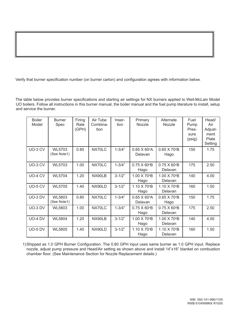 Notice | Weil-McLain NX User Manual | Page 4 / 20