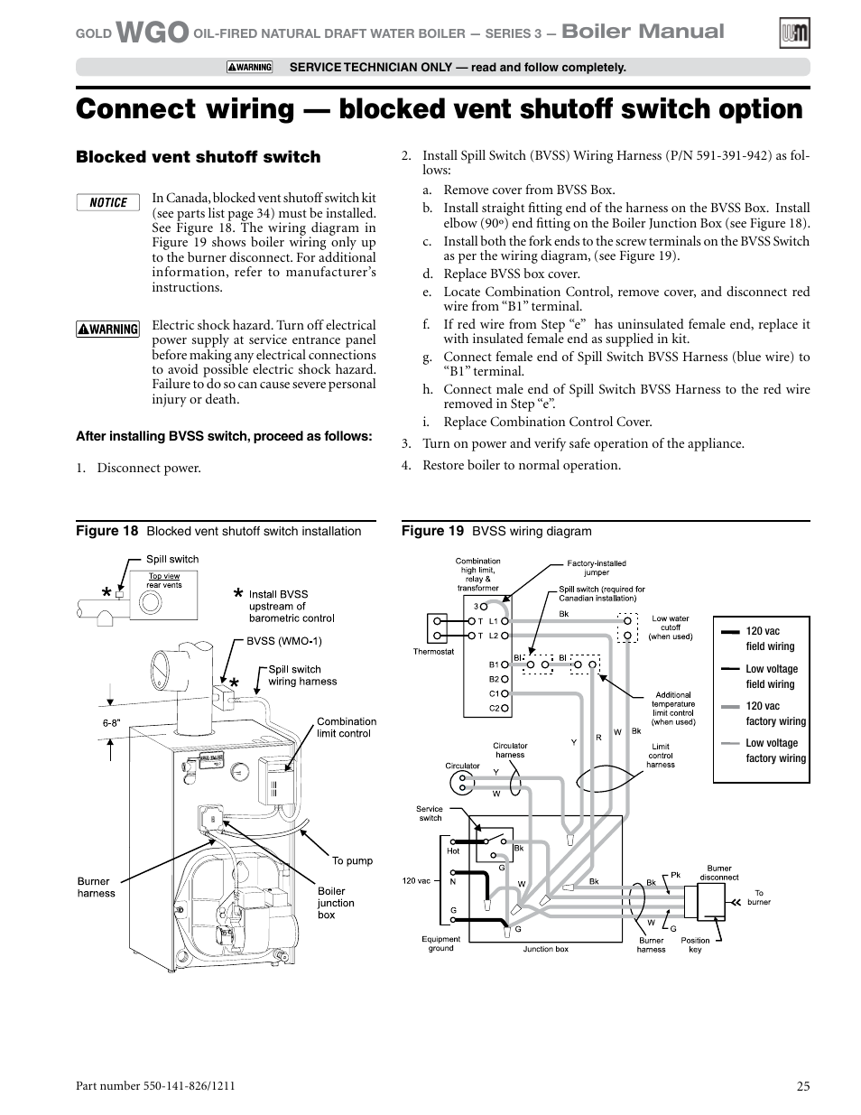 Boiler manual | Weil-McLain 550-141-826/1201 User Manual | Page 25 / 44