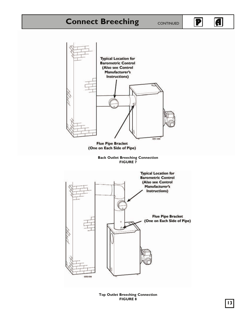 Connect breeching | Weil-McLain 550-141-829/1201 User Manual | Page 13 / 32
