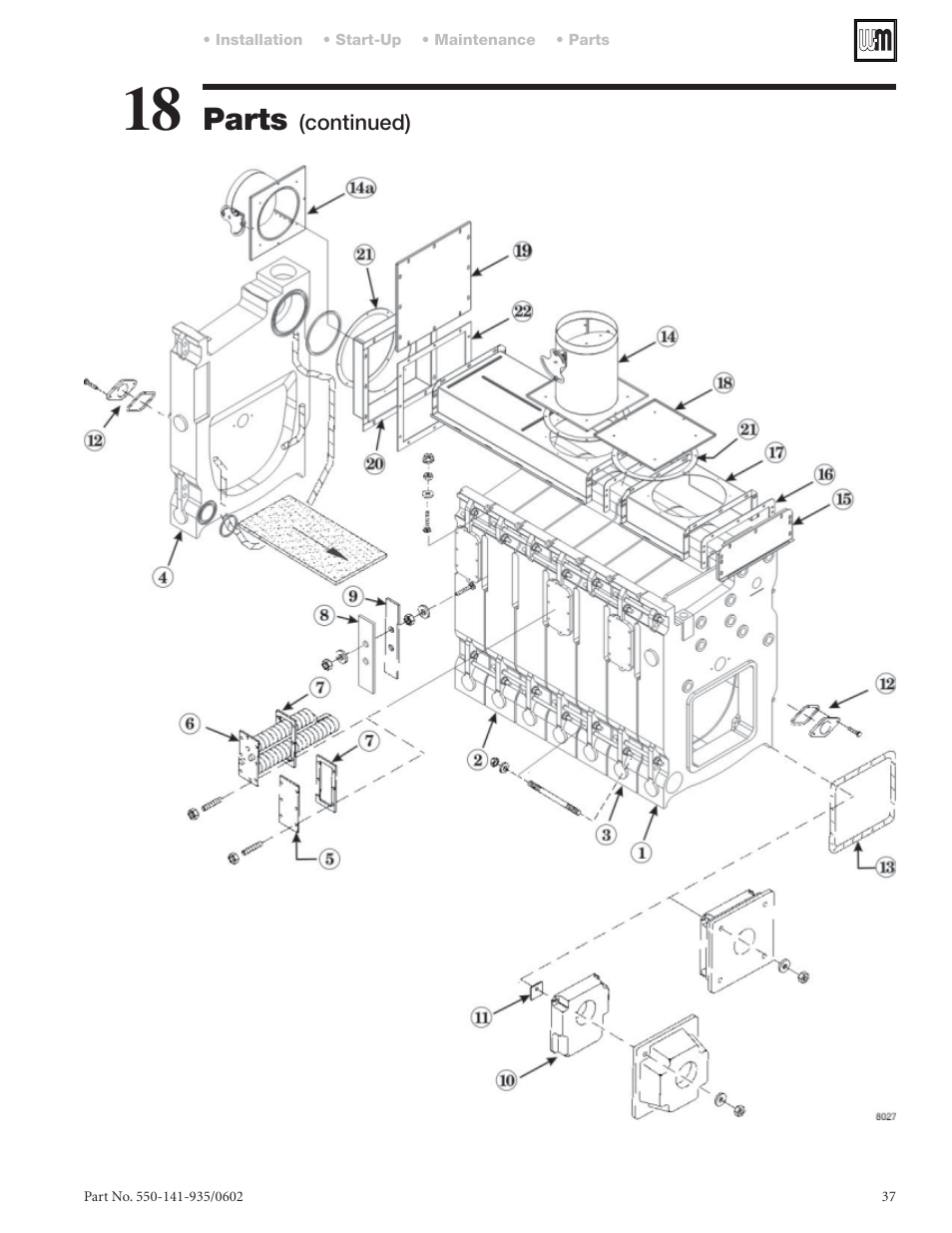 Parts | Weil-McLain 80 User Manual | Page 37 / 40