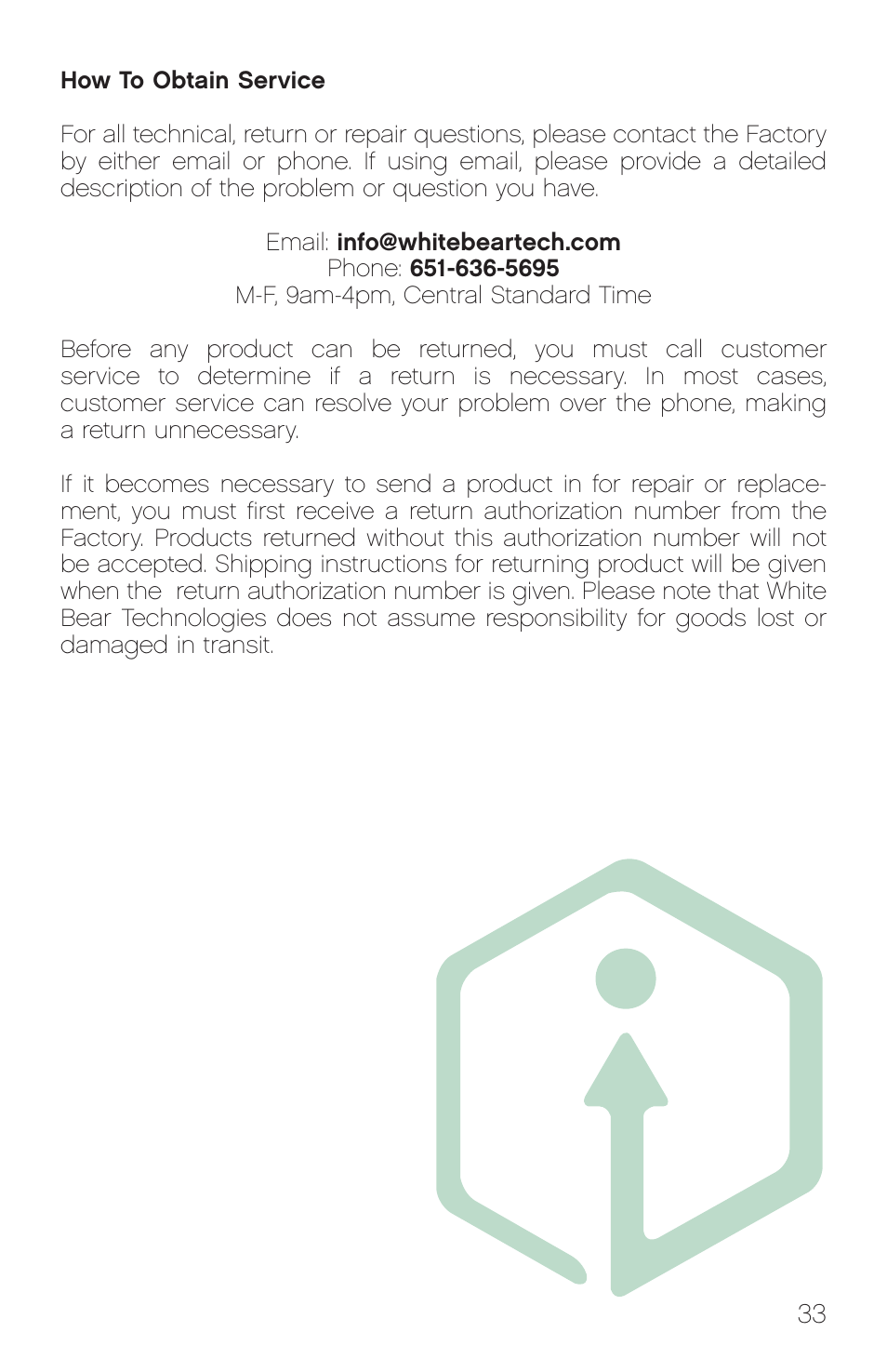 White Bear Technologies RoamEO GPS Pet Location System User Manual | Page 35 / 36