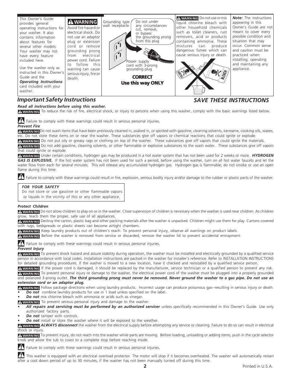 White-Westinghouse SWX703CQ/S0 User Manual | Page 2 / 9