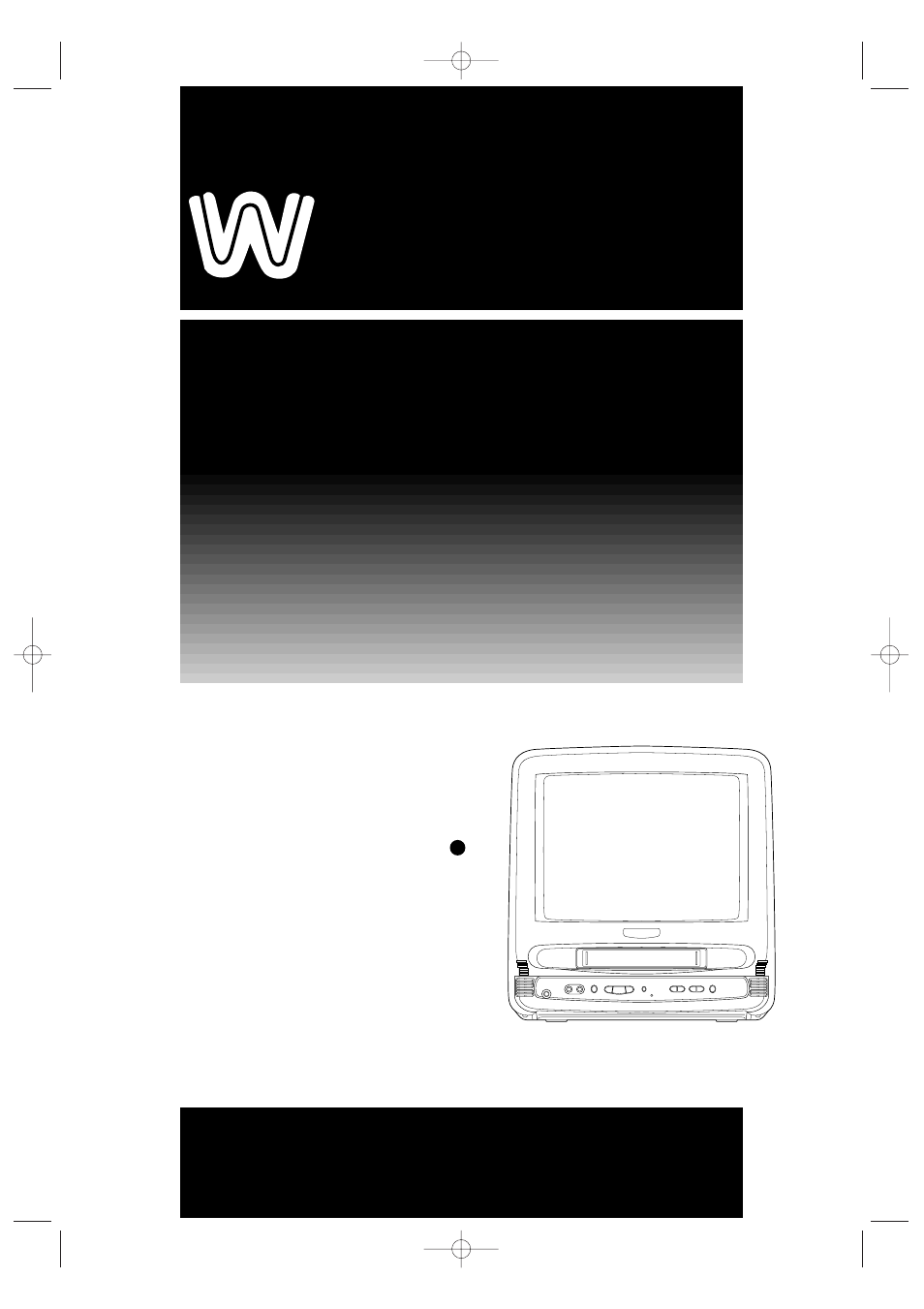 White-Westinghouse WTV11321B User Manual | 32 pages