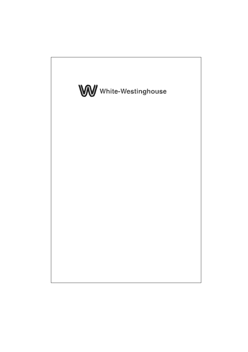 White-Westinghouse WM50T-1 User Manual | 28 pages