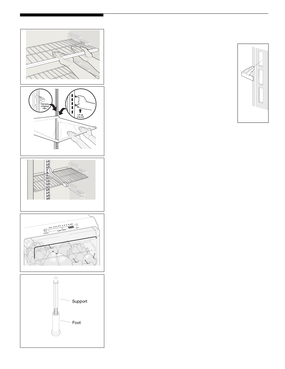 Fresh food storage | White-Westinghouse Top Freezer User Manual | Page 7 / 19