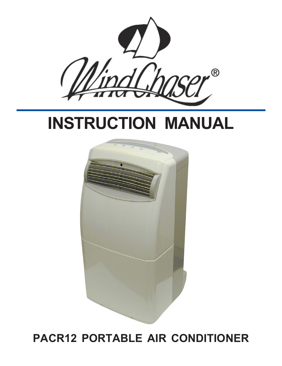 WindChaser Products PACR12 User Manual | 16 pages
