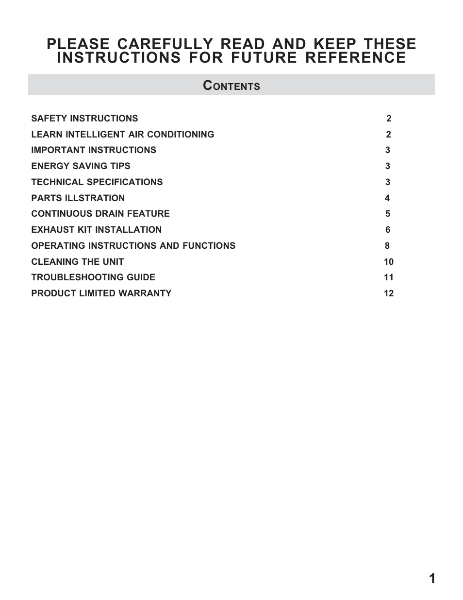 WindChaser Products PACR12 User Manual | Page 3 / 16