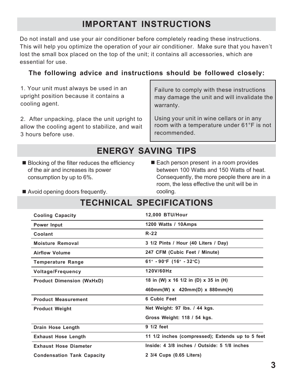 WindChaser Products PACR12 User Manual | Page 5 / 16