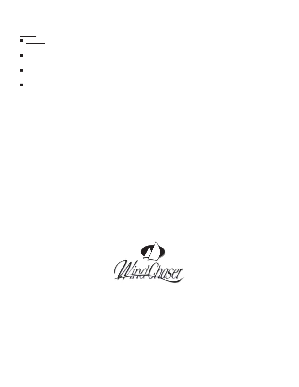 WindChaser Products PACR9S User Manual | Page 14 / 14