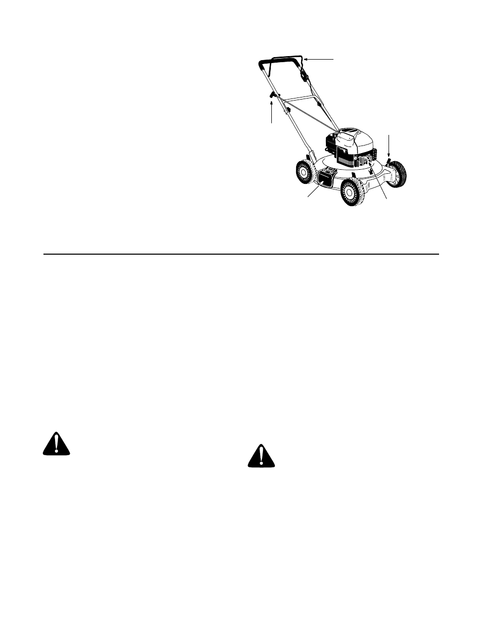 Recoil starter, Gas and oil fill-up, Before starting | Using your rotary mower | White LC-40 User Manual | Page 9 / 16