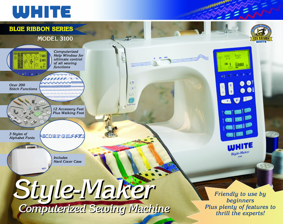 White 3100 User Manual | 2 pages