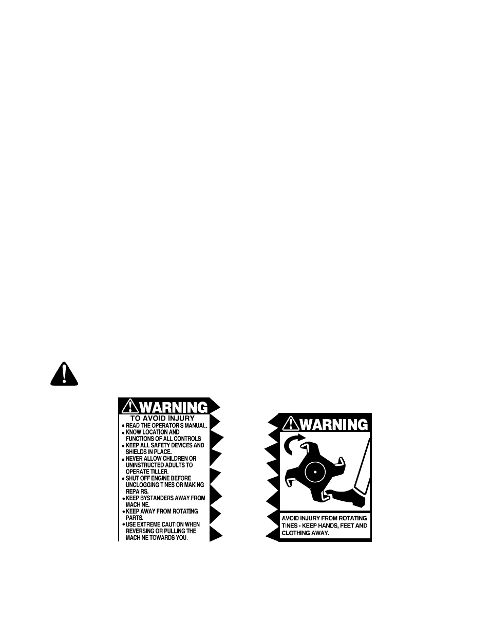 Children, Service, Warning — your responsibility | White 21A-458B190 User Manual | Page 4 / 20
