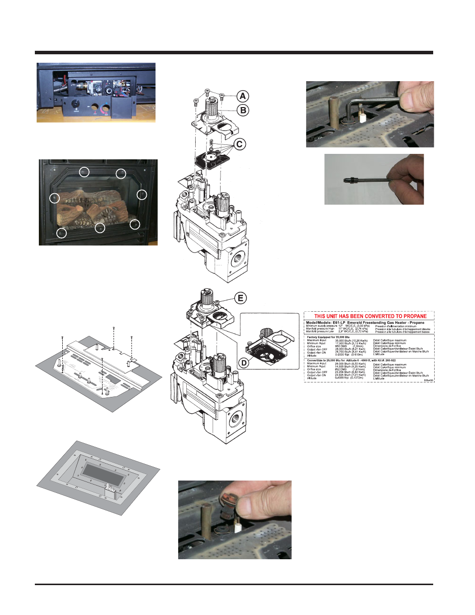 Installation | Waterford Appliances NATURAL GAS E61-LP User Manual | Page 10 / 24