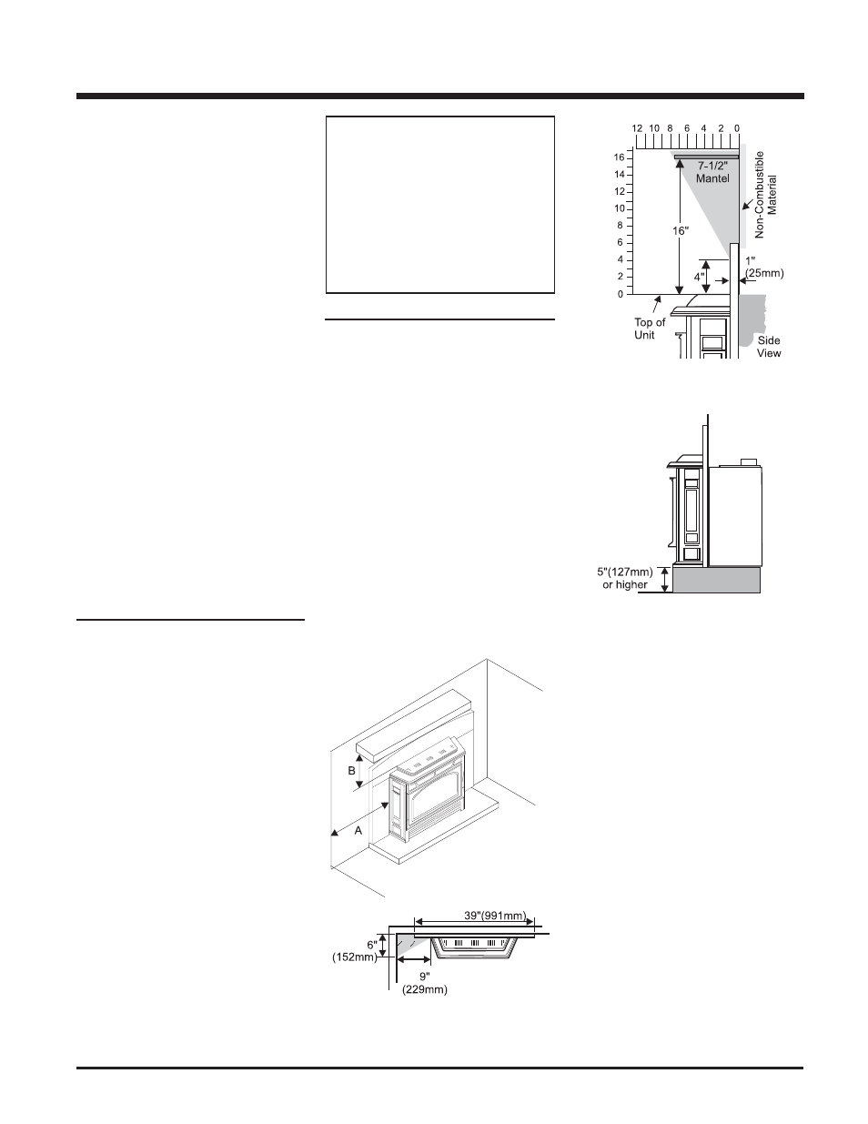 Installation, Clearances to combustibles, Materials required | Waterford Appliances NATURAL GAS E61-LP User Manual | Page 7 / 24