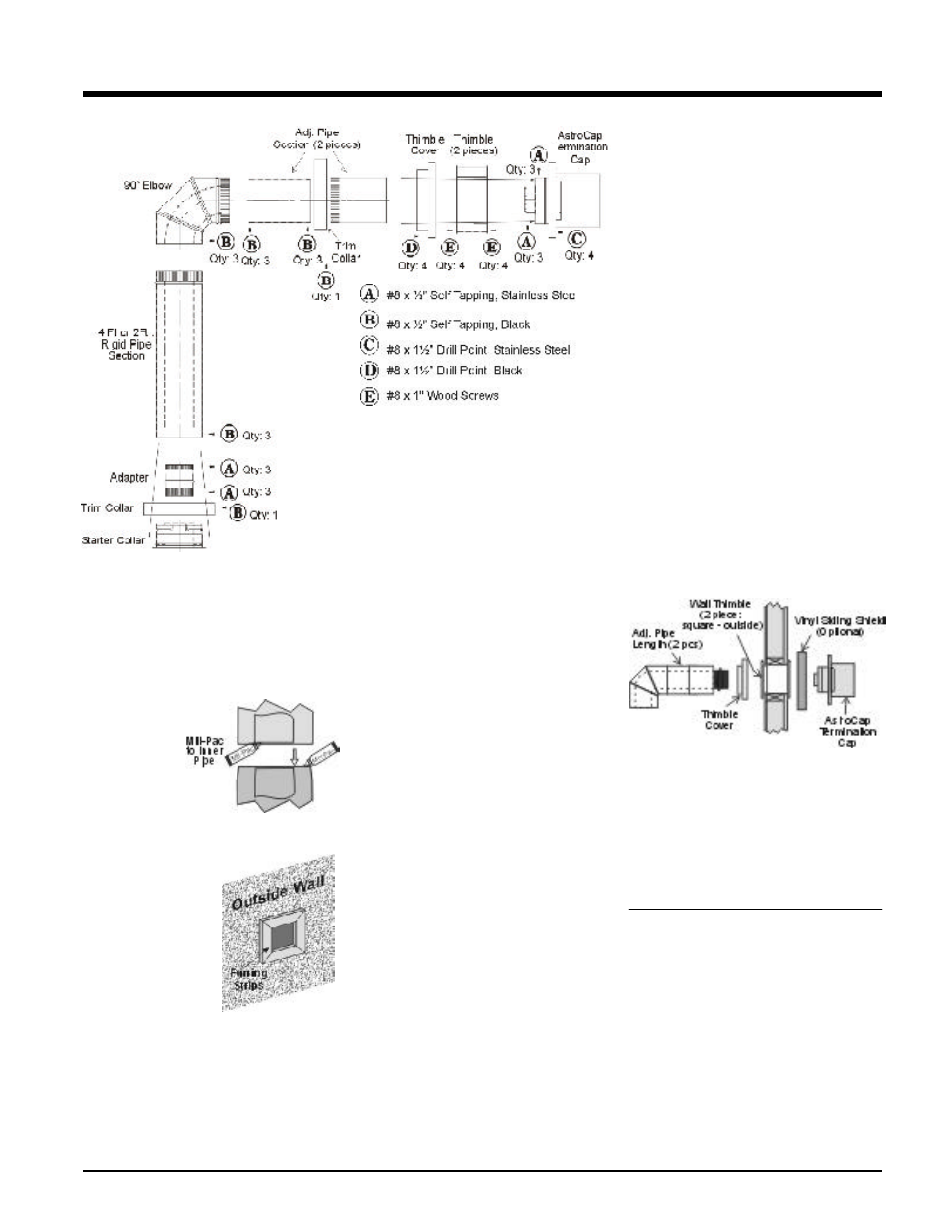 Installation, Dura-vent termination kit | Waterford Appliances T25-LP User Manual | Page 15 / 36