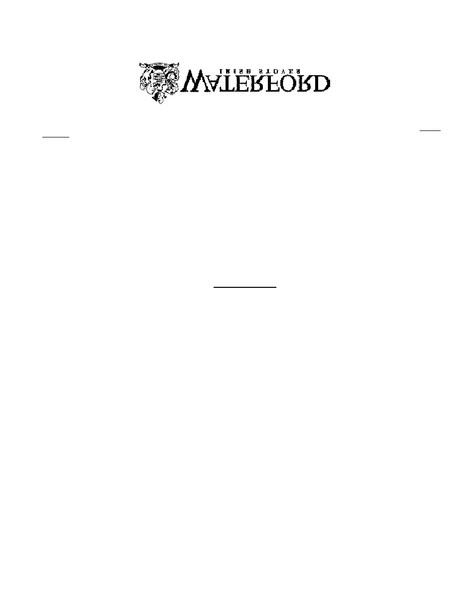 Warranty | Waterford Appliances T25-LP User Manual | Page 35 / 36