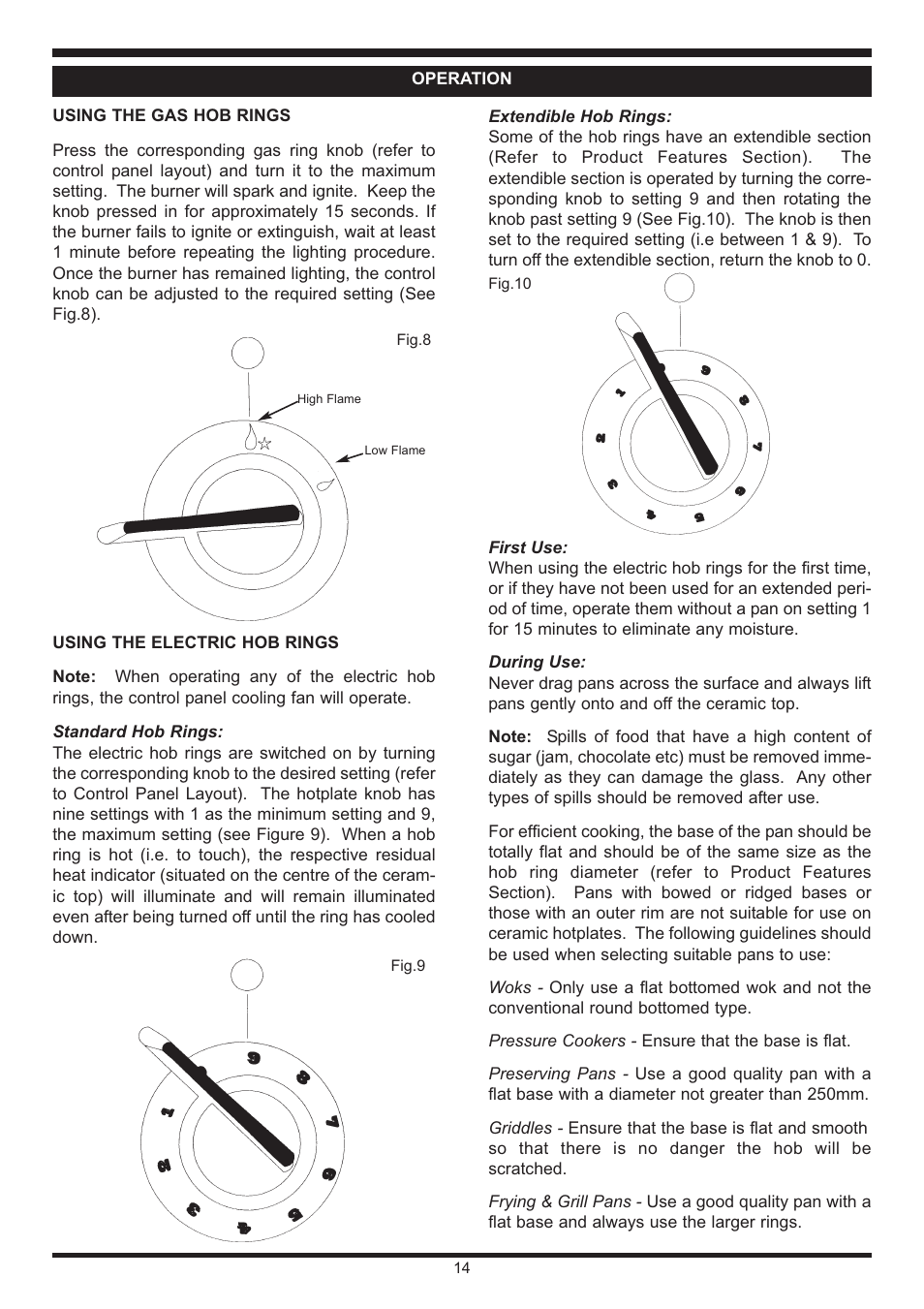 Waterford Appliances Stainless Stell Cooker User Manual | Page 14 / 24