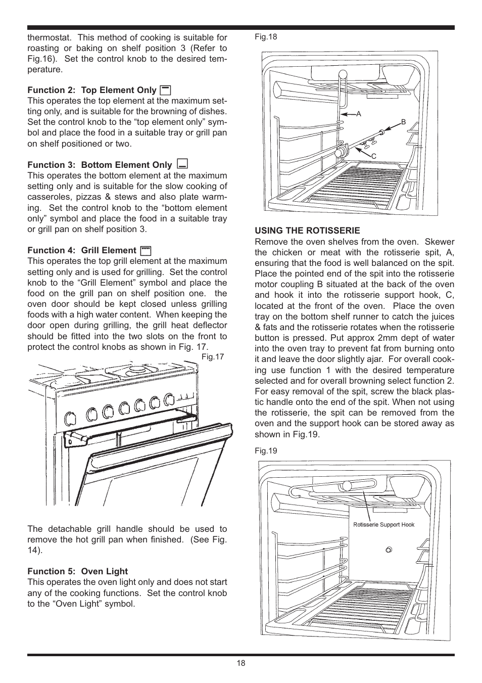 Waterford Appliances Stainless Stell Cooker User Manual | Page 18 / 24
