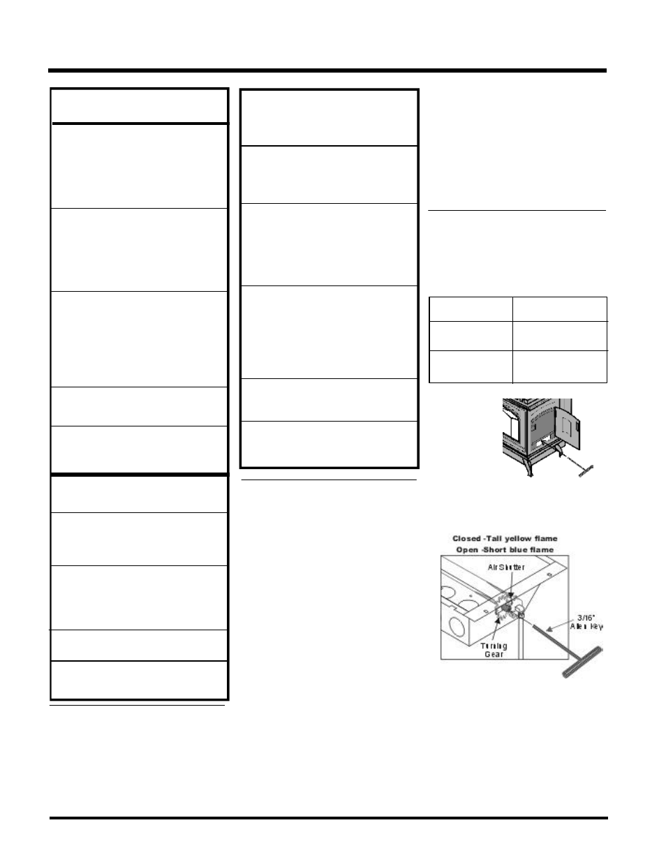 Installation, Aeration adjustment, High elevation | Gas connection | Waterford Appliances E65-NG1 User Manual | Page 24 / 40