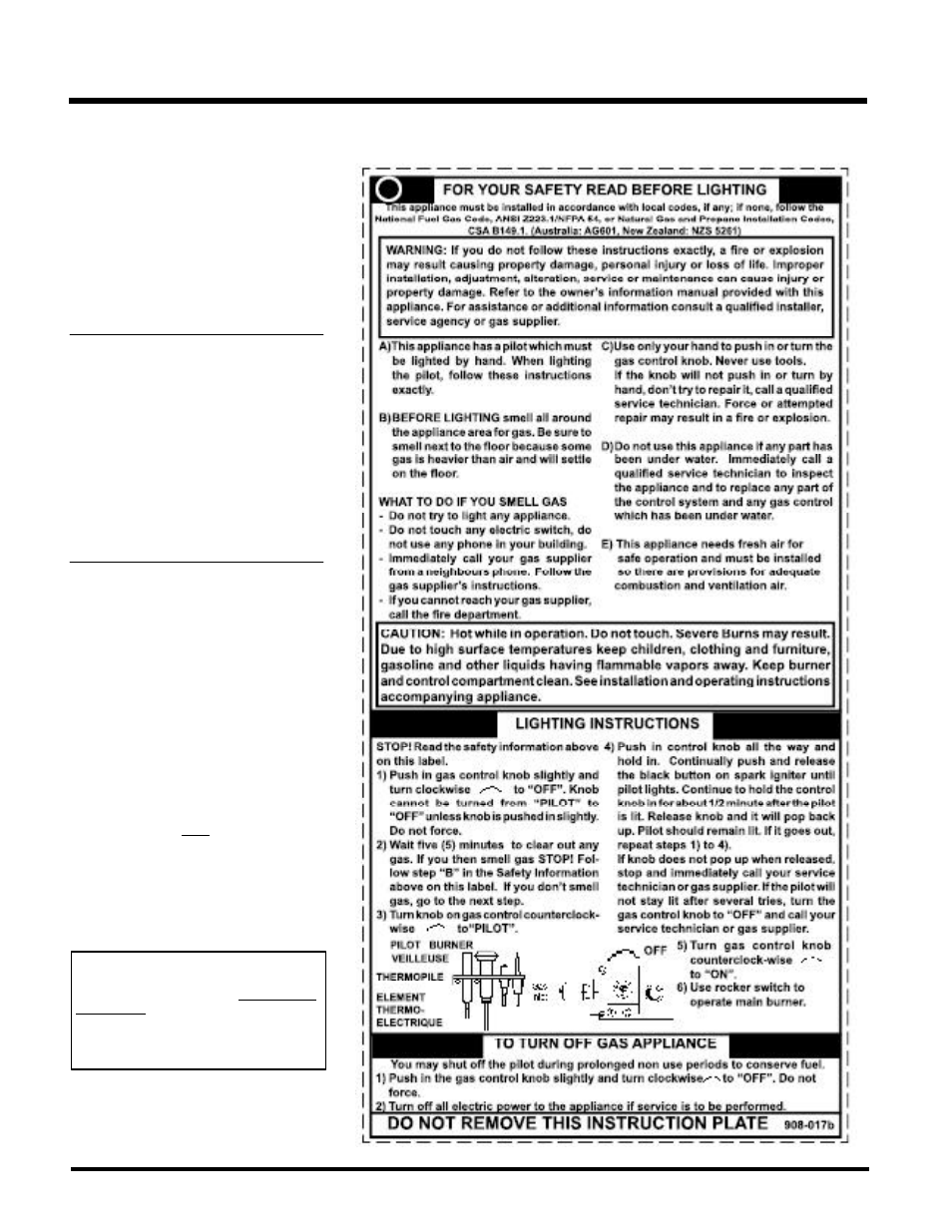 Operating instructions, Shutdown procedure, First fire | Waterford Appliances E65-NG1 User Manual | Page 30 / 40