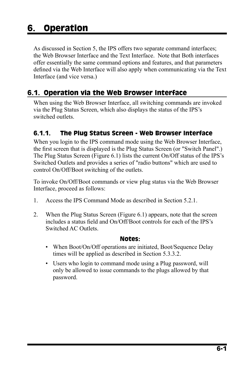 Operation | Western Telematic IPS-800 User Manual | Page 39 / 60