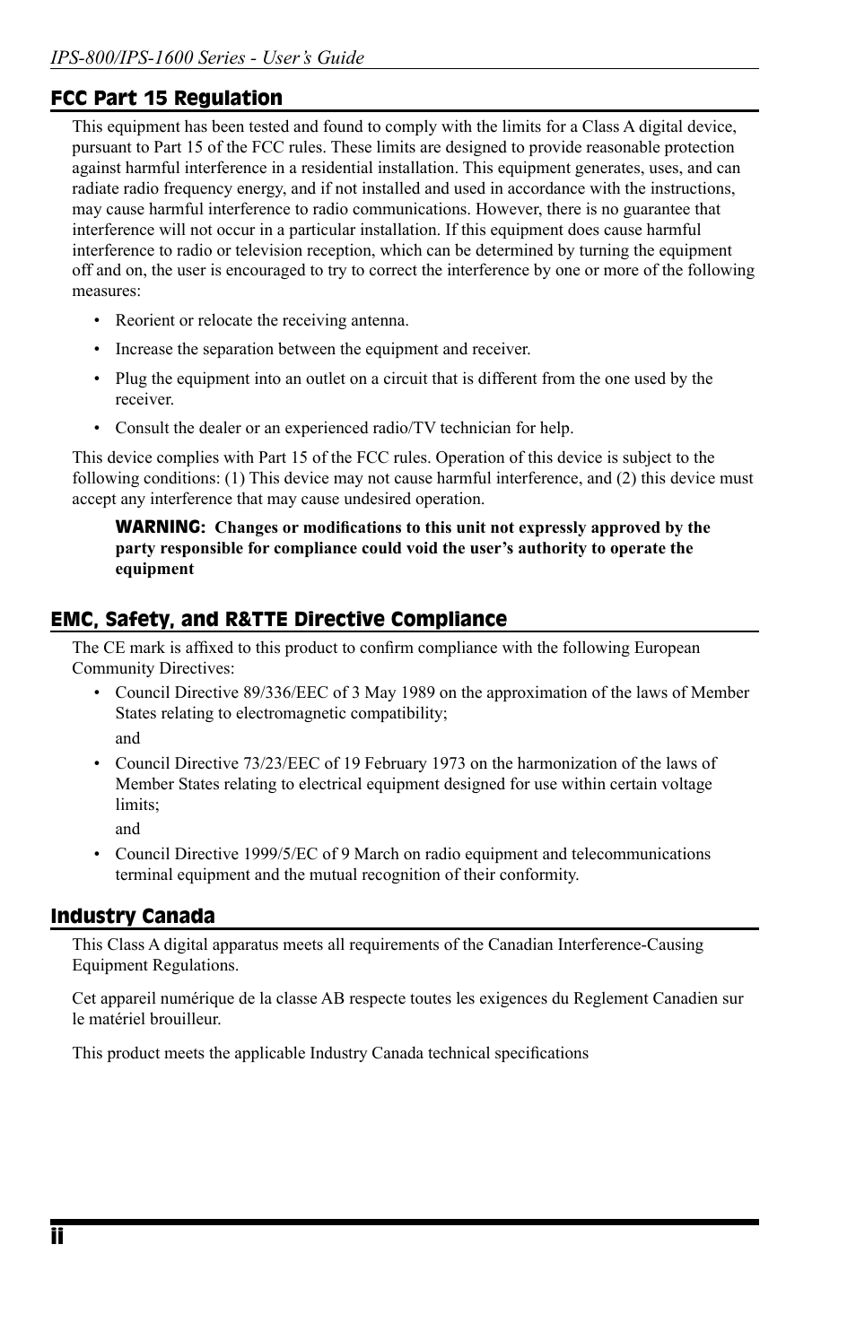 Western Telematic IPS-800 User Manual | Page 4 / 60