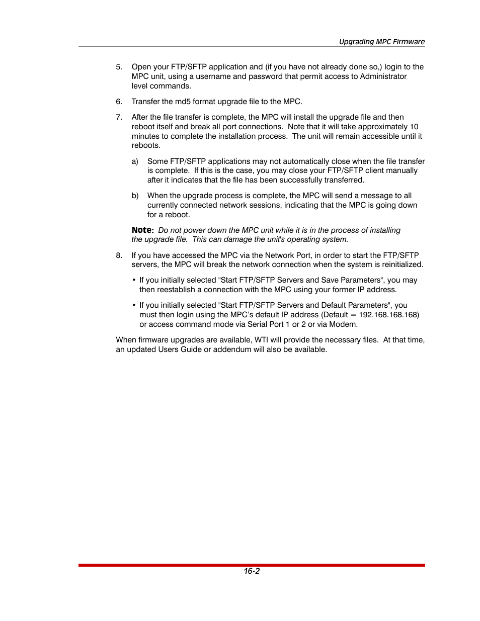 Western Telematic MPC-20VS16-3 User Manual | Page 179 / 216