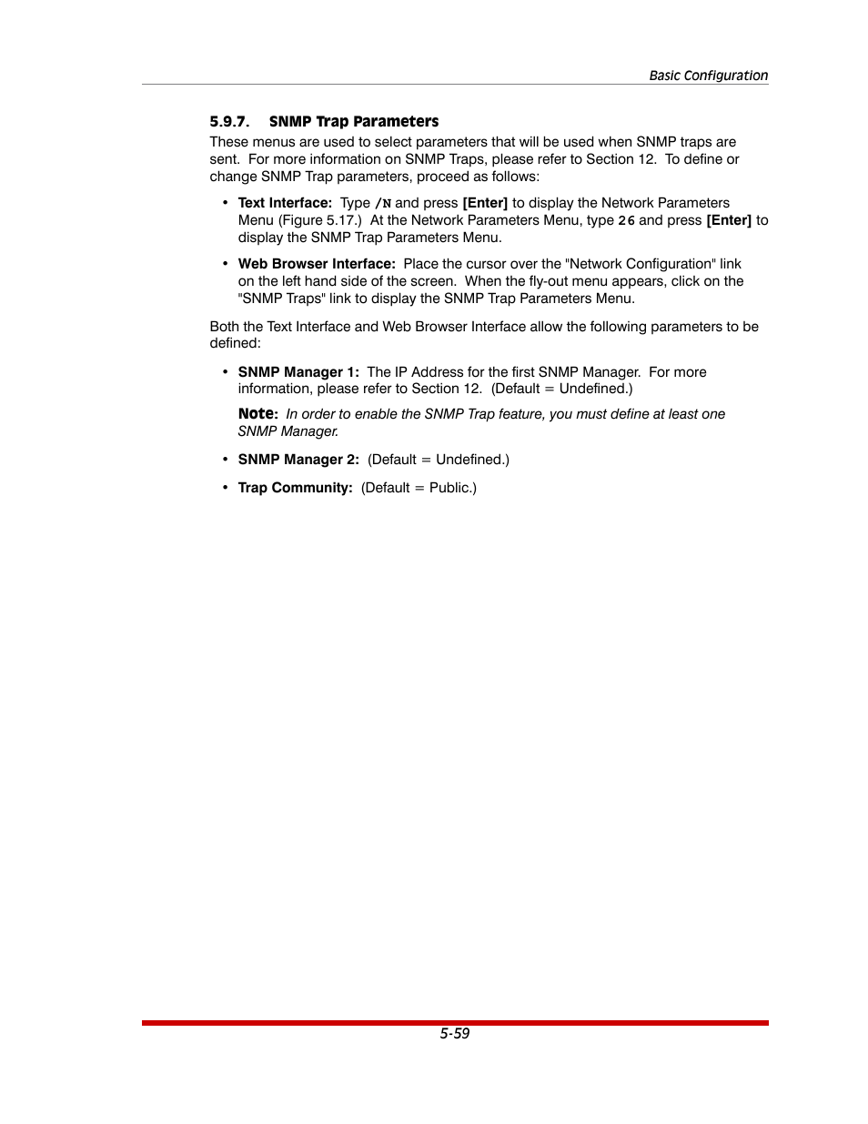 Snmp trap parameters -59 | Western Telematic MPC-20VS16-3 User Manual | Page 90 / 216