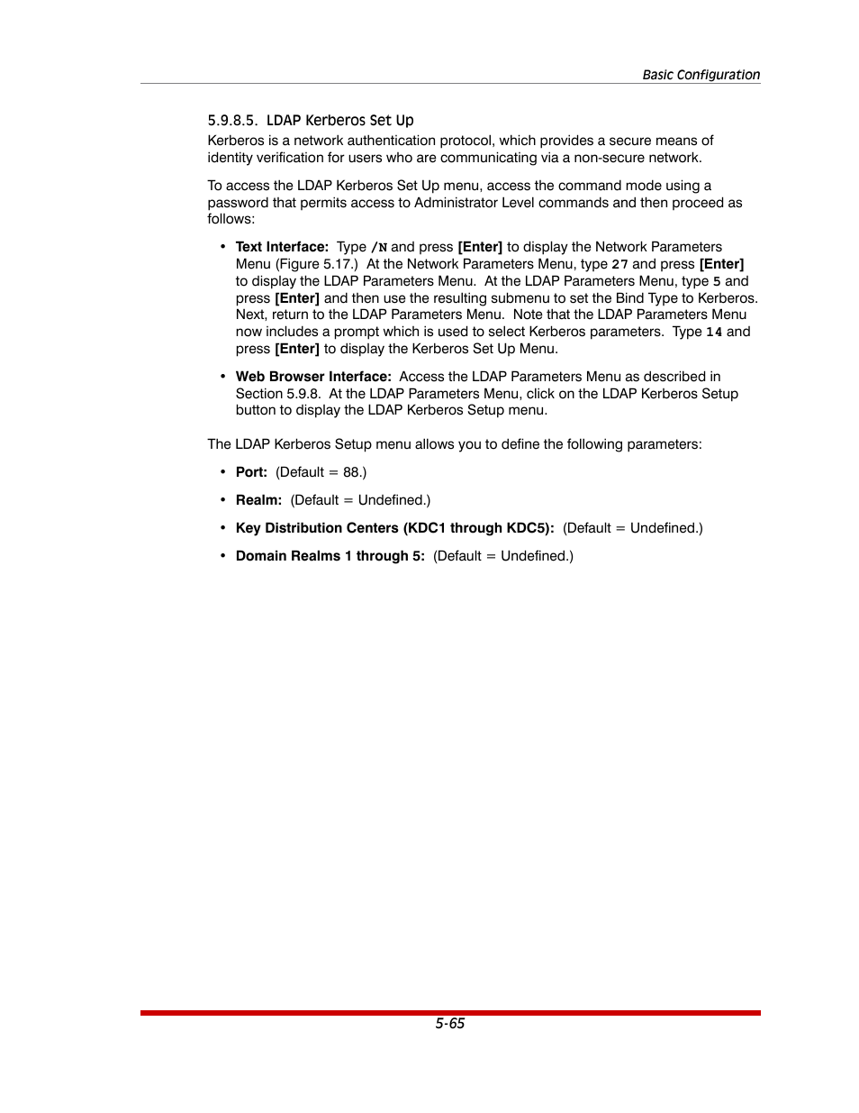 Ldap kerberos set up -65 | Western Telematic MPC-20VS16-3 User Manual | Page 96 / 216