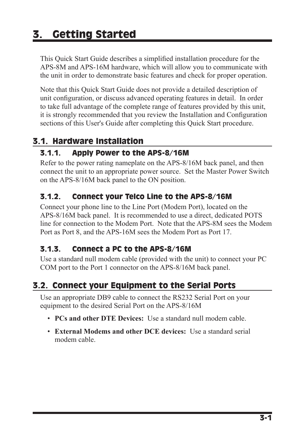 Getting started | Western Telematic WTI NetReach APS-16M User Manual | Page 11 / 82