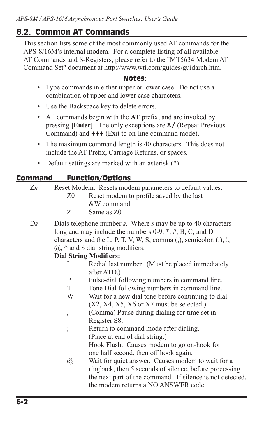 Western Telematic WTI NetReach APS-16M User Manual | Page 38 / 82